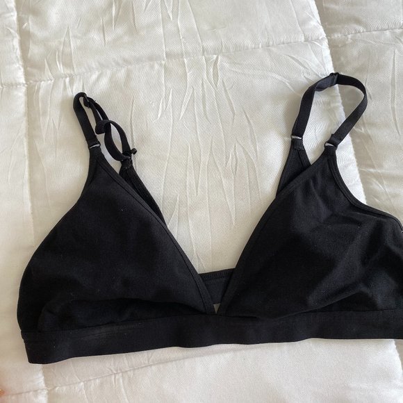 Noelle SculptKnit Graphic Bralette- bundle of black and teal - Picture 2 of 9